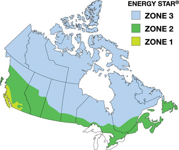 eco choice canada energy star heat zones map