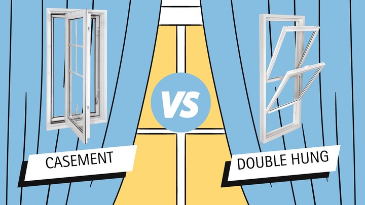 casement vs double hung windows